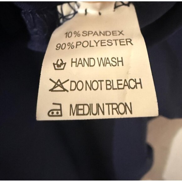 Elegant Navy Blue Maxi Dress Cowl Shoulder - Picture 2 of 6